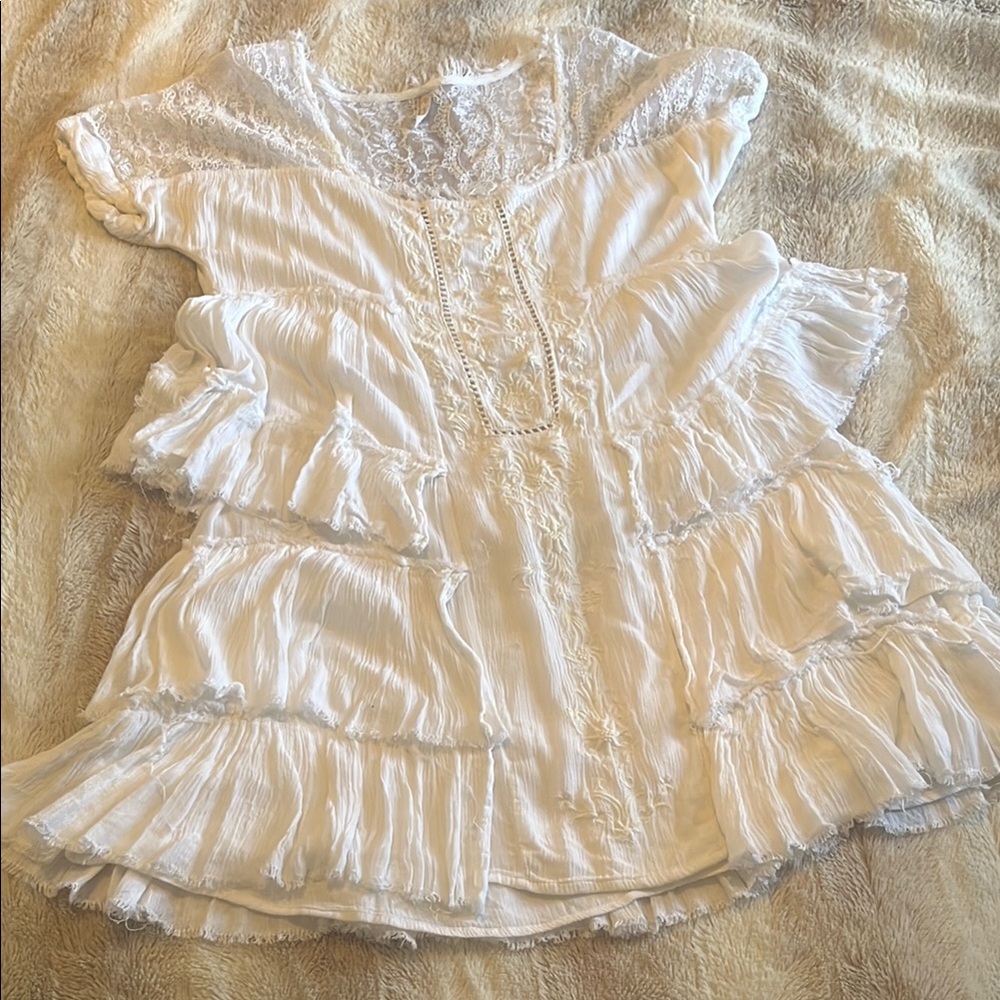 Small Petite Free People Mini Lace Dress